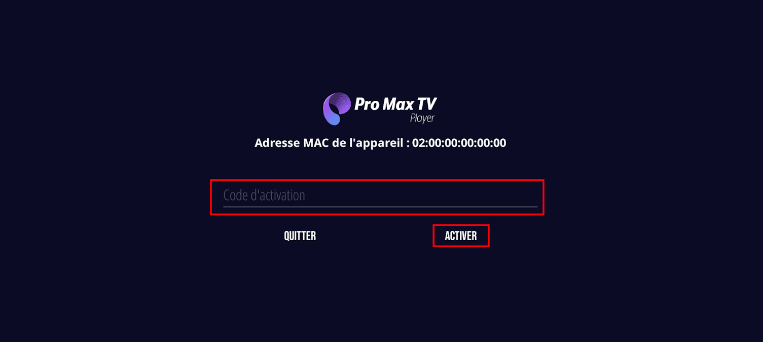 ProMax TV Player Banner